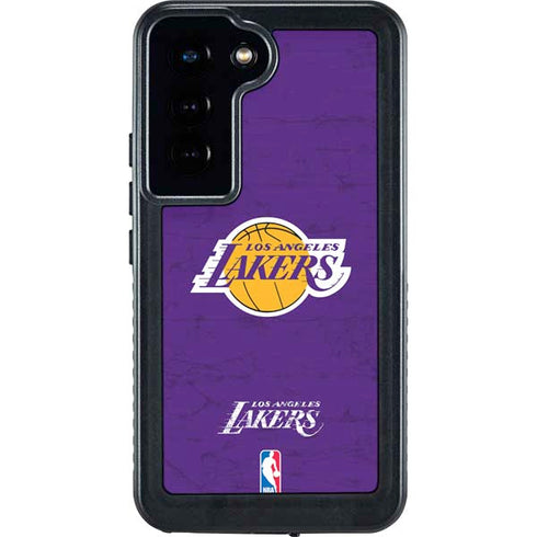 NBA Los Angeles Lakers Purple Primary Logo Galaxy S24 Waterproof Case
