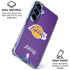NBA Los Angeles Lakers Purple Primary Logo Galaxy S25 FE Clear Case