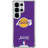 NBA Los Angeles Lakers Purple Primary Logo Galaxy S25 Ultra Clear Case