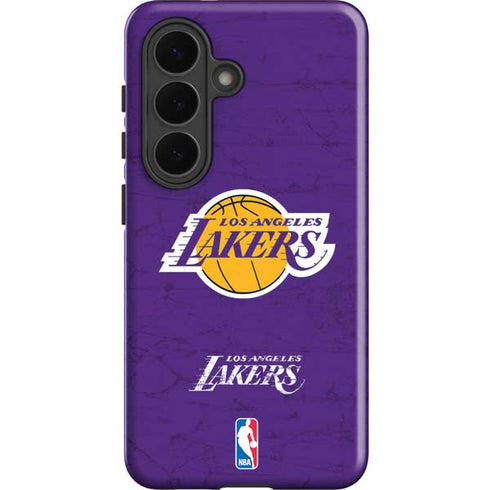 NBA Los Angeles Lakers Purple Primary Logo Galaxy S26 Impact Case