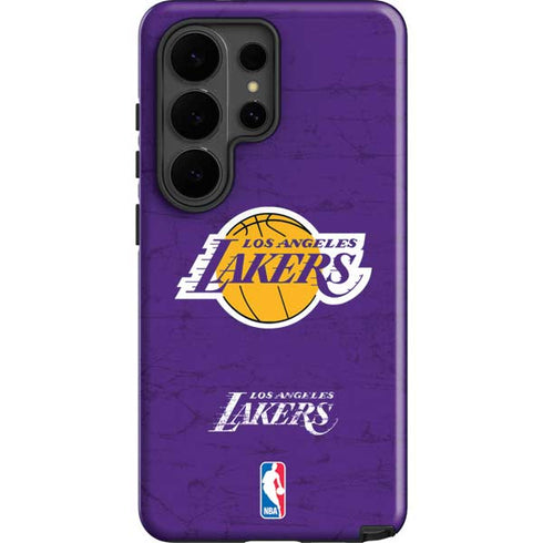 NBA Los Angeles Lakers Purple Primary Logo Galaxy S26 Ultra Impact Case