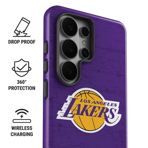 NBA Los Angeles Lakers Purple Primary Logo Galaxy S26 Ultra Impact Case
