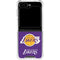 NBA Los Angeles Lakers Purple Primary Logo Galaxy Z Flip6 Clear Case