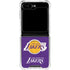 NBA Los Angeles Lakers Purple Primary Logo Galaxy Z Flip6 Clear Case