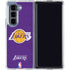 NBA Los Angeles Lakers Purple Primary Logo Galaxy Z Fold5 5G Clear Case
