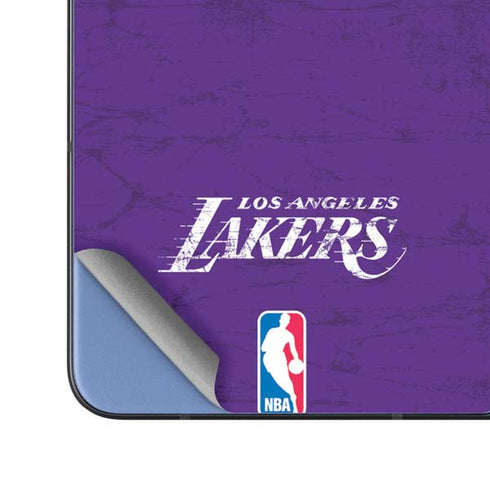 NBA Los Angeles Lakers Purple Primary Logo Galaxy Z Fold5 5G Skin