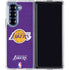 NBA Los Angeles Lakers Purple Primary Logo Galaxy Z Fold7 Clear Case
