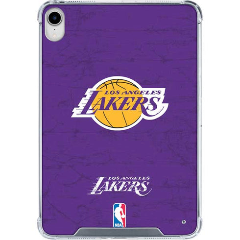 NBA Los Angeles Lakers Purple Primary Logo iPad 11th Gen (2025) Clear Case