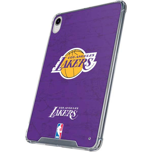 NBA Los Angeles Lakers Purple Primary Logo iPad 11th Gen (2025) Clear Case