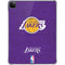 NBA Los Angeles Lakers Purple Primary Logo iPad Pro 11in (2024) Clear Case