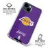NBA Los Angeles Lakers Purple Primary Logo iPhone 15 Clear Case