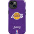 NBA Los Angeles Lakers Purple Primary Logo iPhone 15 Impact Case