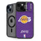 NBA Los Angeles Lakers Purple Primary Logo iPhone 15 Kickstand Case