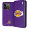 NBA Los Angeles Lakers Purple Primary Logo iPhone 15 Pro Folio Case