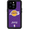 NBA Los Angeles Lakers Purple Primary Logo iPhone 15 Pro Waterproof Case