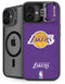 NBA Los Angeles Lakers Purple Primary Logo iPhone 16 Kickstand Case