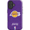 NBA Los Angeles Lakers Purple Primary Logo iPhone 16 Plus Impact Case