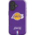 NBA Los Angeles Lakers Purple Primary Logo iPhone 16 Plus Impact Case