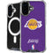 NBA Los Angeles Lakers Purple Primary Logo iPhone 16 Plus MagSafe Case