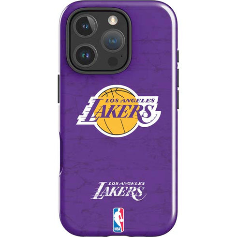 NBA Los Angeles Lakers Purple Primary Logo iPhone 16 Pro Max Impact Case