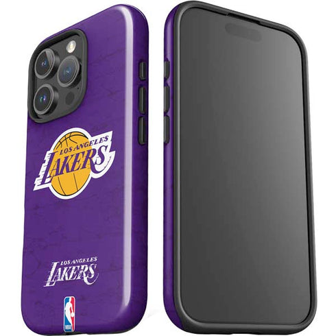 NBA Los Angeles Lakers Purple Primary Logo iPhone 16 Pro Max Impact Case