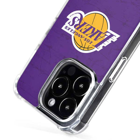 NBA Los Angeles Lakers Purple Primary Logo iPhone 16 Pro Max MagSafe Case