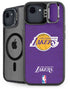 NBA Los Angeles Lakers Purple Primary Logo iPhone 16e Kickstand Case