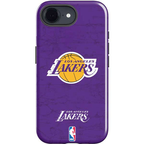 NBA Los Angeles Lakers Purple Primary Logo iPhone 16e Impact Case