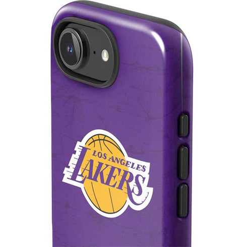 NBA Los Angeles Lakers Purple Primary Logo iPhone 16e Impact Case