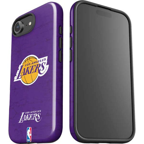 NBA Los Angeles Lakers Purple Primary Logo iPhone 16e Impact Case