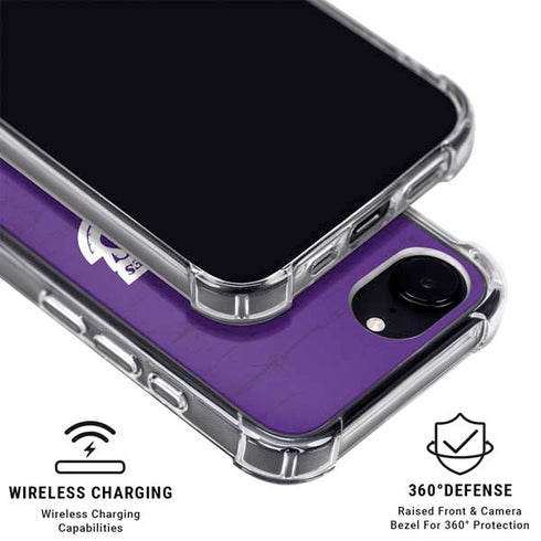 NBA Los Angeles Lakers Purple Primary Logo iPhone 16e MagSafe Case