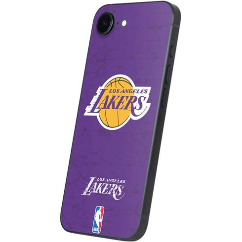 NBA Los Angeles Lakers Purple Primary Logo iPhone 16e Skin