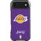 NBA Los Angeles Lakers Purple Primary Logo iPhone 17 Air Clear Case