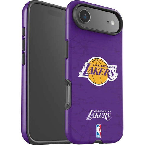 NBA Los Angeles Lakers Purple Primary Logo iPhone 17 Air Impact Case