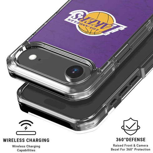 NBA Los Angeles Lakers Purple Primary Logo iPhone 17 Air MagSafe Case