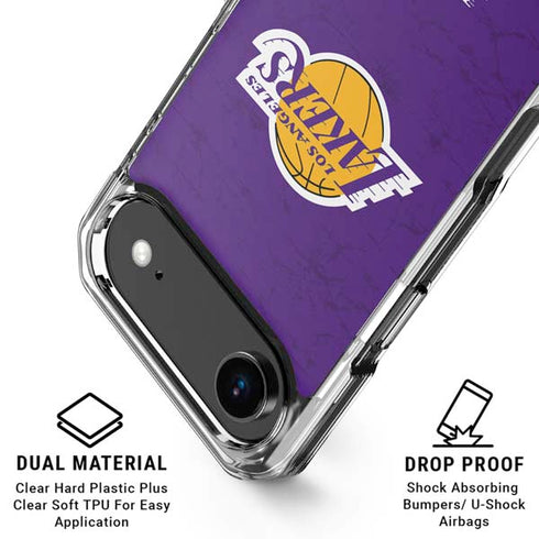 NBA Los Angeles Lakers Purple Primary Logo iPhone 17 Air MagSafe Case