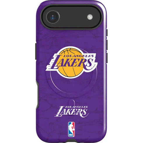 NBA Los Angeles Lakers Purple Primary Logo iPhone 17 Air Magsafe Impact Case