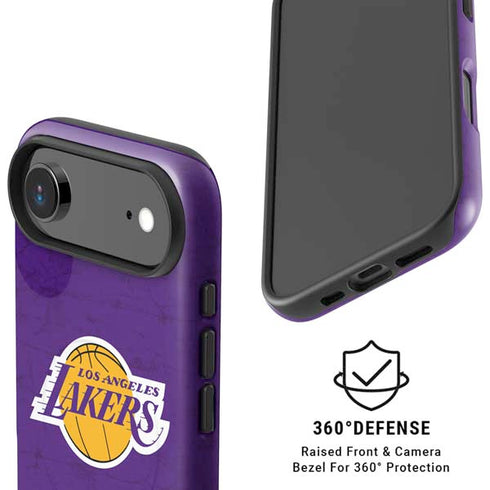 NBA Los Angeles Lakers Purple Primary Logo iPhone 17 Air Magsafe Impact Case