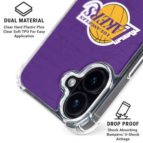 NBA Los Angeles Lakers Purple Primary Logo iPhone 17 MagSafe Case