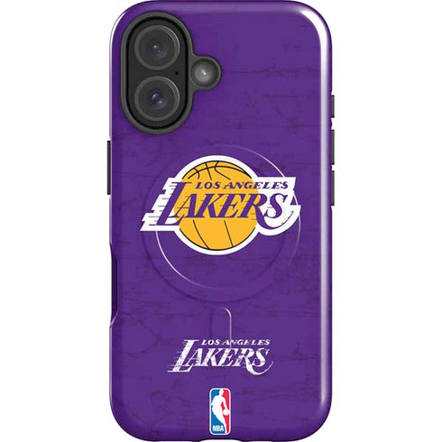 NBA Los Angeles Lakers Purple Primary Logo iPhone 17 Magsafe Impact Case