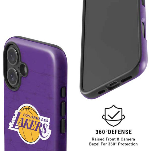 NBA Los Angeles Lakers Purple Primary Logo iPhone 17 Magsafe Impact Case
