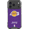 NBA Los Angeles Lakers Purple Primary Logo iPhone 17 Pro Clear Case