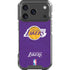 NBA Los Angeles Lakers Purple Primary Logo iPhone 17 Pro Clear Case