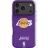 NBA Los Angeles Lakers Purple Primary Logo iPhone 17 Pro Impact Case