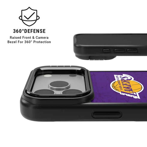 NBA Los Angeles Lakers Purple Primary Logo iPhone 17 Pro Kickstand Case
