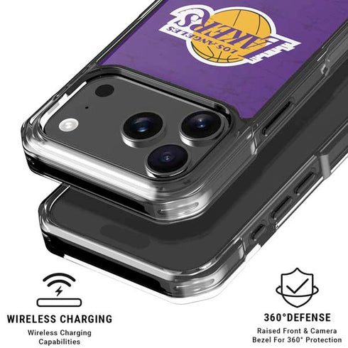NBA Los Angeles Lakers Purple Primary Logo iPhone 17 Pro MagSafe Case