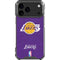 NBA Los Angeles Lakers Purple Primary Logo iPhone 17 Pro Max Clear Case