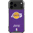 NBA Los Angeles Lakers Purple Primary Logo iPhone 17 Pro Max Clear Case