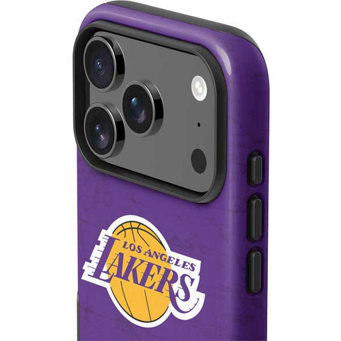 NBA Los Angeles Lakers Purple Primary Logo iPhone 17 Pro Max Impact Case