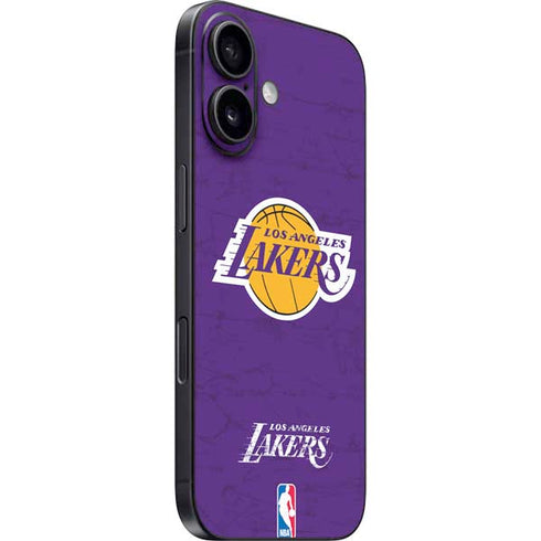 NBA Los Angeles Lakers Purple Primary Logo iPhone 17 Skin